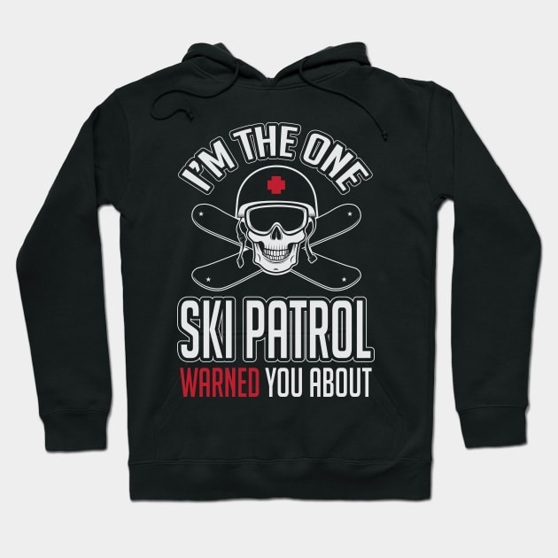 Skiing: I'm the one ski patrol warned you about Hoodie by nektarinchen